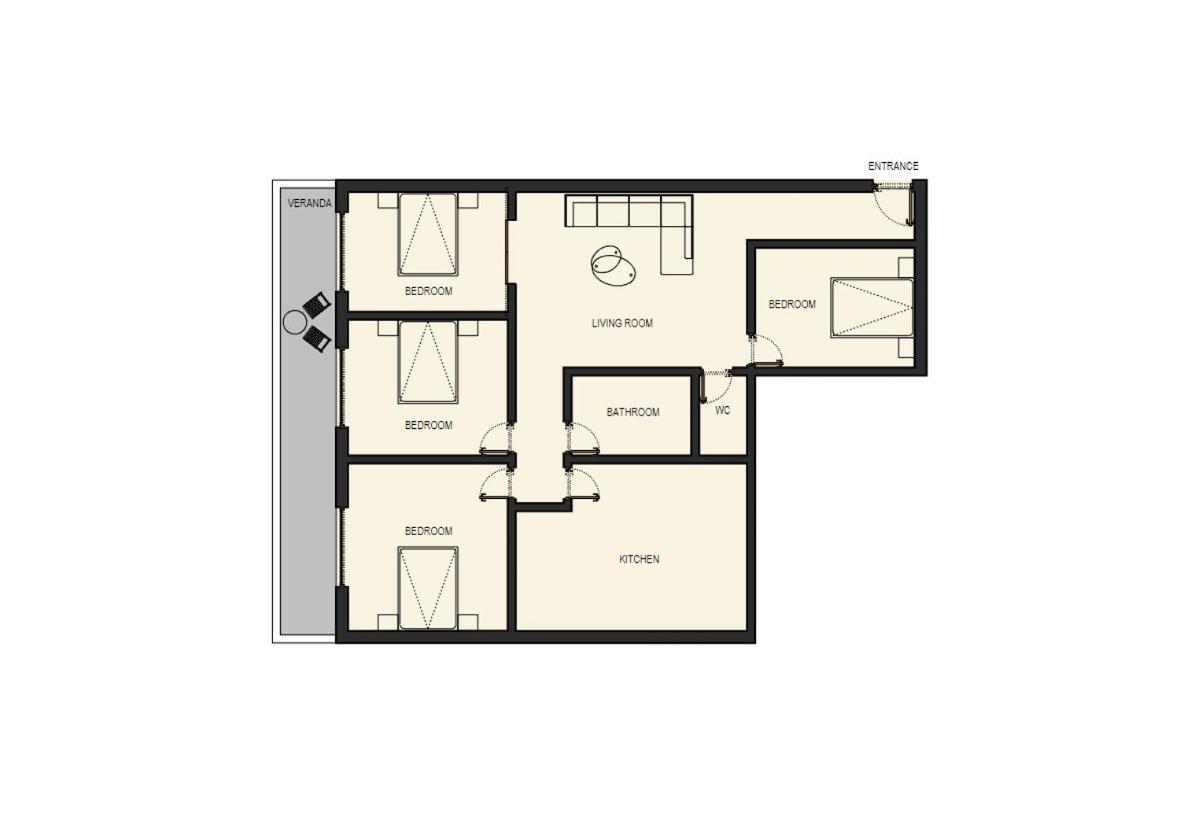Houseloft Meteora Spirit Apartment Trikala  Bagian luar foto